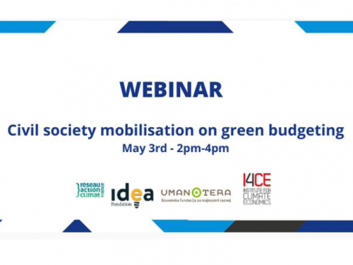 Green budgeting webinar